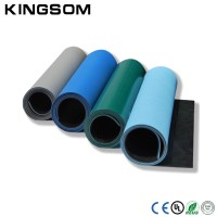 Blue ESD table mat, rubber mat,antistatic table mat manufacturer