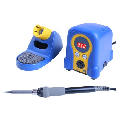 Top selling hot air smd rework soldering station adjustable temperature control 2 in 1 lightweight safe soldering station